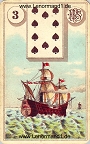 Das Schiff antike Lenormandkarten von Ferdinand Piatnik