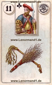 Ruten Lenormand Bedeutung antike Dondorf Lenormandkarten