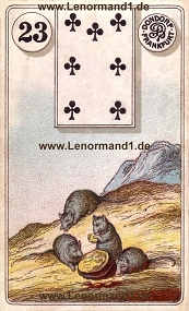 Muse Lenormand Bedeutung antike Dondorf Lenormandkarten